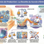 Infographie et présentation : Recette et Stratégies du Succès d'Entreprise