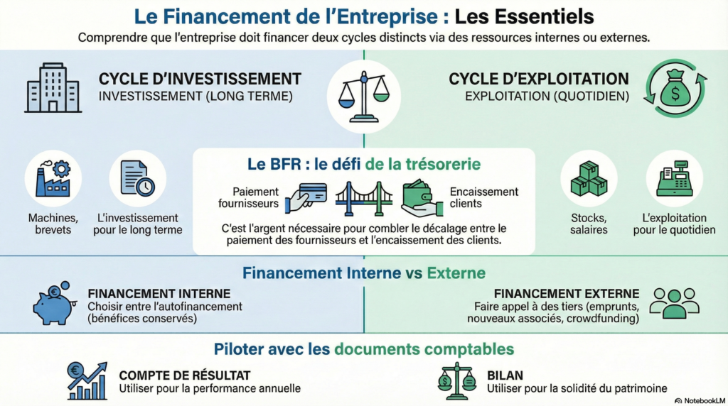 Le financement de l&rsquo;entreprise : Le guide complet pour réussir en CEJM